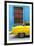 Cuba Fuerte Collection - Close-up of Yellow Taxi of Havana-Philippe Hugonnard-Framed Photographic Print