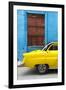 Cuba Fuerte Collection - Close-up of Yellow Taxi of Havana-Philippe Hugonnard-Framed Photographic Print