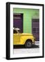 Cuba Fuerte Collection - Close-up of Yellow Vintage Car-Philippe Hugonnard-Framed Photographic Print