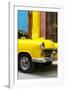 Cuba Fuerte Collection - Close up on Yellow Taxi of Havana IV-Philippe Hugonnard-Framed Photographic Print