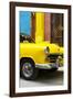 Cuba Fuerte Collection - Close up on Yellow Taxi of Havana IV-Philippe Hugonnard-Framed Photographic Print