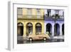 Cuba Fuerte Collection - Colorful Architecture and Golden Classic Car-Philippe Hugonnard-Framed Photographic Print