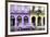 Cuba Fuerte Collection - Colorful Architecture and Mauve Classic Car-Philippe Hugonnard-Framed Photographic Print