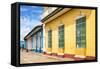 Cuba Fuerte Collection - Colorful Cuban Houses-Philippe Hugonnard-Framed Stretched Canvas