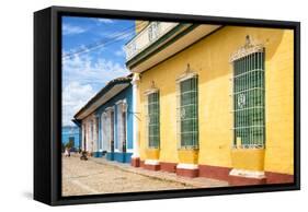 Cuba Fuerte Collection - Colorful Cuban Houses-Philippe Hugonnard-Framed Stretched Canvas