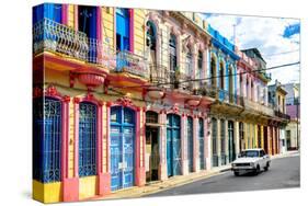 Cuba Fuerte Collection - Colorful Facades-Philippe Hugonnard-Stretched Canvas