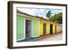 Cuba Fuerte Collection - Colorful Street Scene in Trinidad II-Philippe Hugonnard-Framed Photographic Print