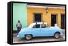 Cuba Fuerte Collection - Colorful Street Scene-Philippe Hugonnard-Framed Stretched Canvas