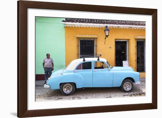 Cuba Fuerte Collection - Colorful Street Scene-Philippe Hugonnard-Framed Photographic Print