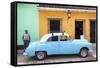 Cuba Fuerte Collection - Colorful Street Scene-Philippe Hugonnard-Framed Stretched Canvas