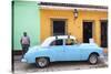 Cuba Fuerte Collection - Colorful Street Scene-Philippe Hugonnard-Stretched Canvas