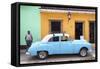 Cuba Fuerte Collection - Colorful Street Scene-Philippe Hugonnard-Framed Stretched Canvas