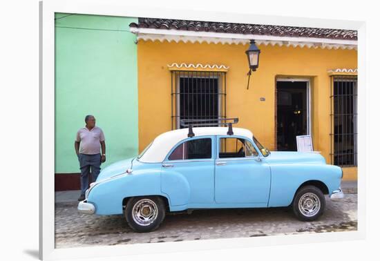 Cuba Fuerte Collection - Colorful Street Scene-Philippe Hugonnard-Framed Photographic Print