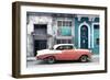 Cuba Fuerte Collection - Coral Classic Car in Havana-Philippe Hugonnard-Framed Photographic Print