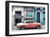 Cuba Fuerte Collection - Coral Classic Car in Havana-Philippe Hugonnard-Framed Photographic Print