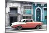 Cuba Fuerte Collection - Coral Classic Car in Havana-Philippe Hugonnard-Mounted Photographic Print