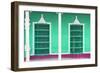 Cuba Fuerte Collection - Coral Green Facade-Philippe Hugonnard-Framed Photographic Print