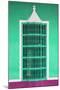 Cuba Fuerte Collection - Coral Green Window-Philippe Hugonnard-Mounted Photographic Print