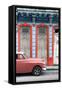 Cuba Fuerte Collection - Coral Vintage Car in Havana II-Philippe Hugonnard-Framed Stretched Canvas