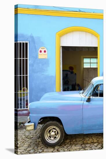 Cuba Fuerte Collection - Cuban Blue IV-Philippe Hugonnard-Stretched Canvas