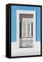 Cuba Fuerte Collection - Cuban Blue Window-Philippe Hugonnard-Framed Stretched Canvas