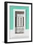 Cuba Fuerte Collection - Cuban Coral Green Window-Philippe Hugonnard-Framed Photographic Print