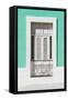 Cuba Fuerte Collection - Cuban Coral Green Window-Philippe Hugonnard-Framed Stretched Canvas