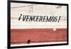 Cuba Fuerte Collection - Cuban Facade "Venceremos!"-Philippe Hugonnard-Framed Photographic Print