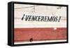 Cuba Fuerte Collection - Cuban Facade "Venceremos!"-Philippe Hugonnard-Framed Stretched Canvas