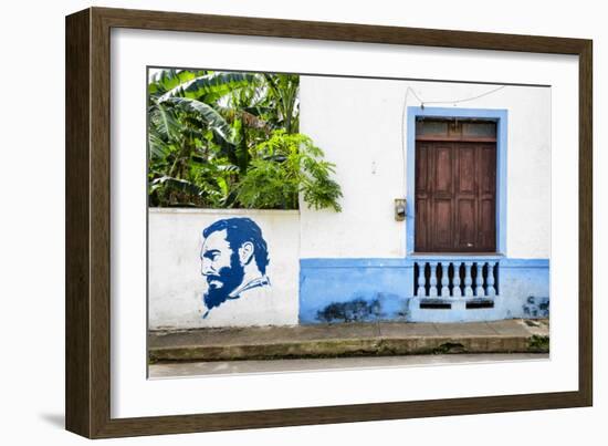 Cuba Fuerte Collection - Cuban Facade-Philippe Hugonnard-Framed Photographic Print