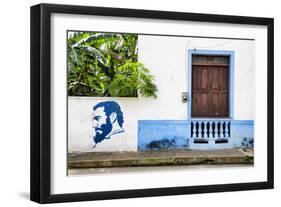 Cuba Fuerte Collection - Cuban Facade-Philippe Hugonnard-Framed Photographic Print