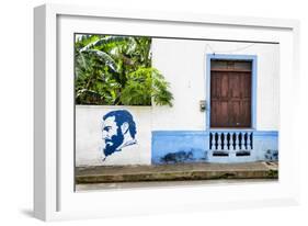 Cuba Fuerte Collection - Cuban Facade-Philippe Hugonnard-Framed Photographic Print