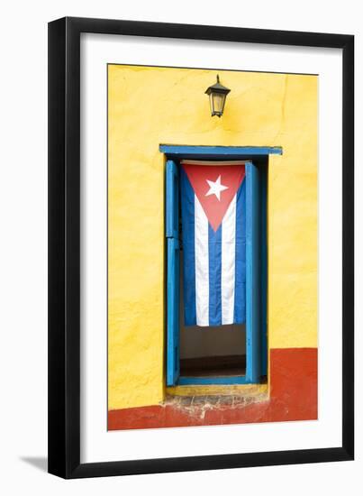 Cuba Fuerte Collection - Cuban Flag-Philippe Hugonnard-Framed Photographic Print