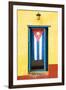 Cuba Fuerte Collection - Cuban Flag-Philippe Hugonnard-Framed Photographic Print