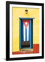 Cuba Fuerte Collection - Cuban Flag-Philippe Hugonnard-Framed Photographic Print