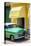 Cuba Fuerte Collection - Cuban Green Taxi II-Philippe Hugonnard-Stretched Canvas