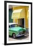 Cuba Fuerte Collection - Cuban Green Taxi II-Philippe Hugonnard-Framed Photographic Print