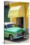 Cuba Fuerte Collection - Cuban Green Taxi II-Philippe Hugonnard-Stretched Canvas