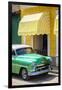 Cuba Fuerte Collection - Cuban Green Taxi II-Philippe Hugonnard-Framed Photographic Print