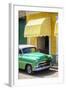 Cuba Fuerte Collection - Cuban Green Taxi II-Philippe Hugonnard-Framed Photographic Print