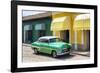 Cuba Fuerte Collection - Cuban Green Taxi-Philippe Hugonnard-Framed Photographic Print