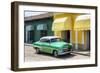 Cuba Fuerte Collection - Cuban Green Taxi-Philippe Hugonnard-Framed Photographic Print