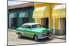 Cuba Fuerte Collection - Cuban Green Taxi-Philippe Hugonnard-Mounted Photographic Print