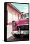 Cuba Fuerte Collection - Cuban Pink Car - 1955 Chevy-Philippe Hugonnard-Framed Stretched Canvas