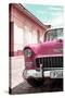 Cuba Fuerte Collection - Cuban Pink Car - 1955 Chevy-Philippe Hugonnard-Stretched Canvas