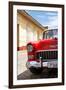 Cuba Fuerte Collection - Cuban Red Car - 1955 Chevy-Philippe Hugonnard-Framed Photographic Print