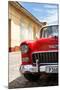 Cuba Fuerte Collection - Cuban Red Car - 1955 Chevy-Philippe Hugonnard-Mounted Photographic Print