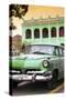 Cuba Fuerte Collection - Cuban Retro Car at Sunset III-Philippe Hugonnard-Stretched Canvas