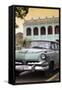 Cuba Fuerte Collection - Cuban Retro Car at Sunset IV-Philippe Hugonnard-Framed Stretched Canvas