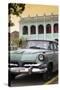 Cuba Fuerte Collection - Cuban Retro Car at Sunset IV-Philippe Hugonnard-Stretched Canvas
